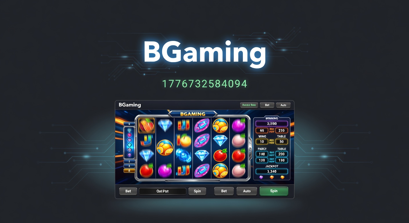Vibrant BGaming slot reels showcasing provably fair verification icons and cascading wins on a mobile screen