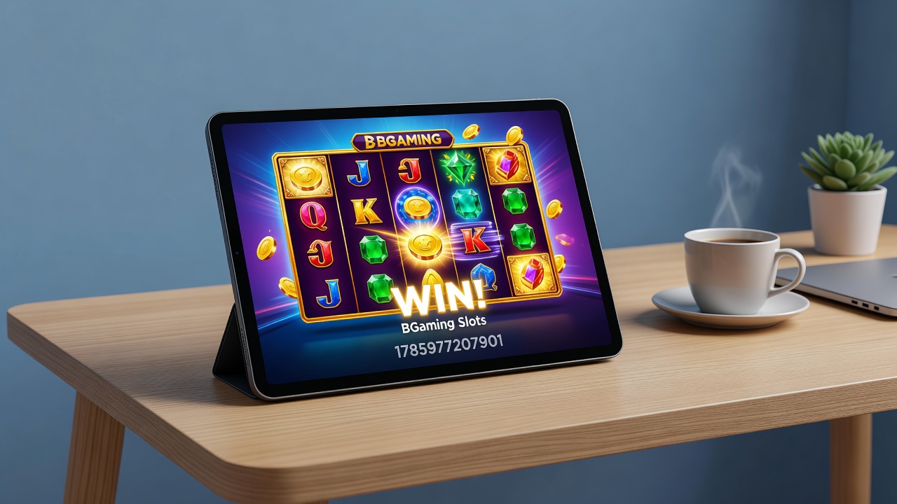 Close-up view of BGaming slot bonus round with multiplier effects and reel animations