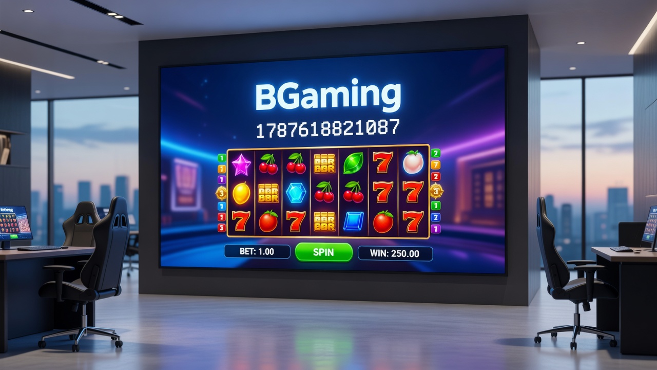 Detailed view of BGaming slot bonus round with cascading symbols and multiplier indicators