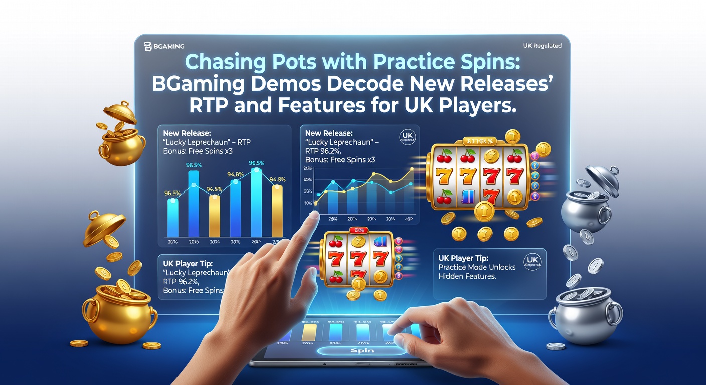 Close-up of BGaming slot demo screen displaying cascading wins, bonus meters filling up, and jackpot pots nearing max during practice mode