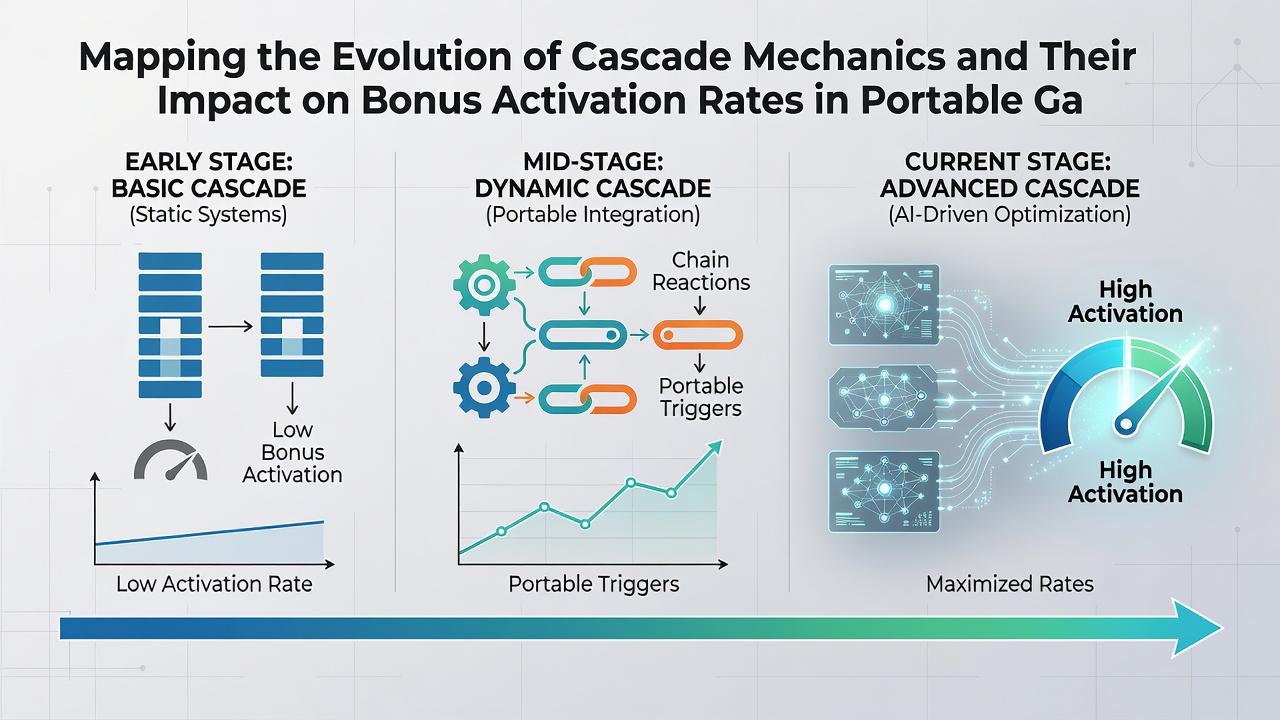 Cascade mechanics in action within contemporary mobile gaming applications