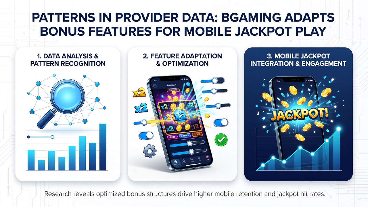 Detailed RTP analysis charts and bonus feature breakdowns for BGaming mobile jackpot slots