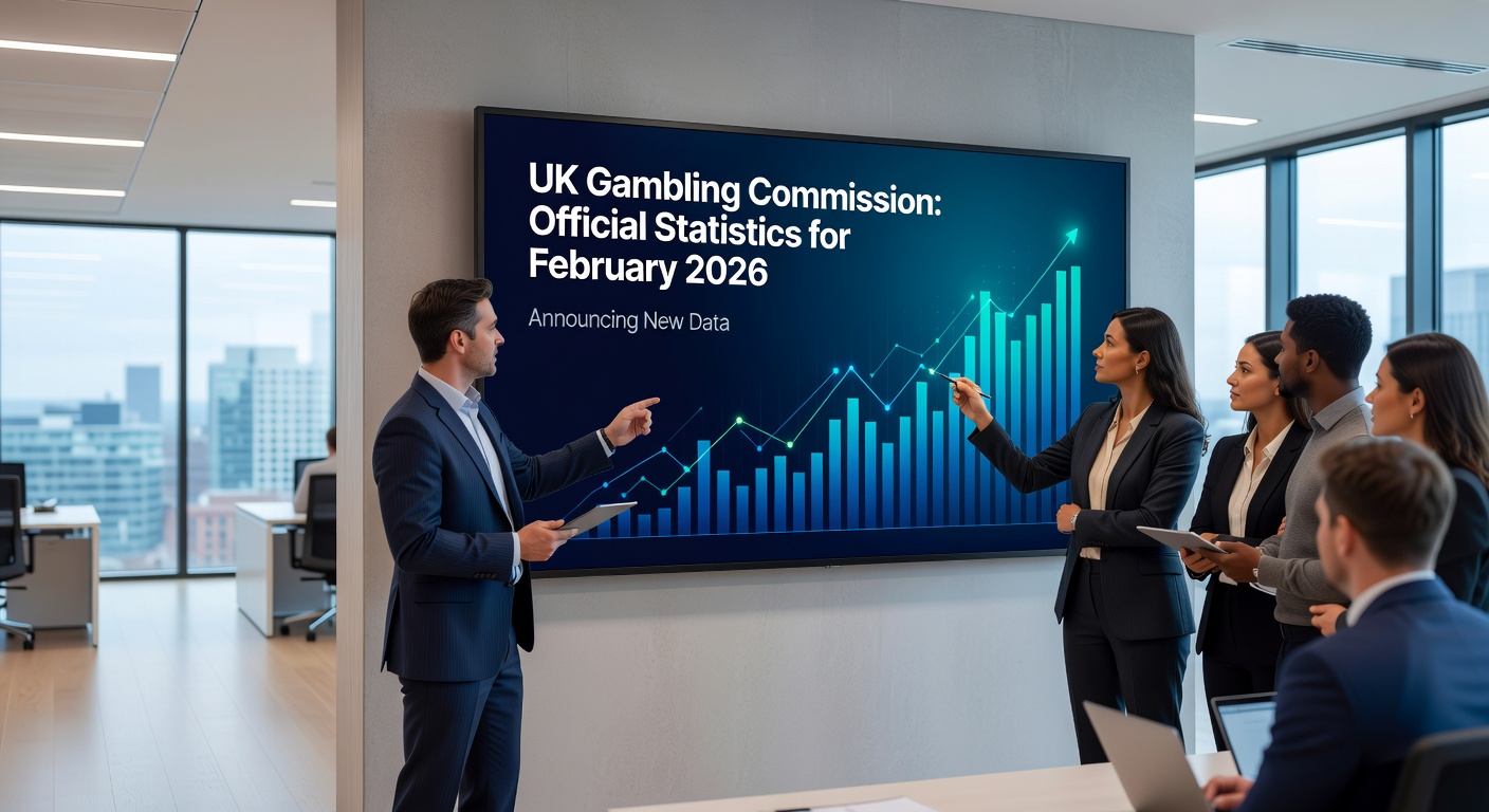 Infographic detailing key online slots statistics including GGY, spins, and active accounts from UKGC's December 2025 report